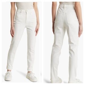 Madewell High Rise The Perfect Vintage Jean White Denim Size 25